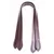 Leather Bag Handle Flat Simple Strap 60 cms Chocolate Brown