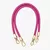 Round PU Leather Braided Bag Handles 60 cms Fuschia