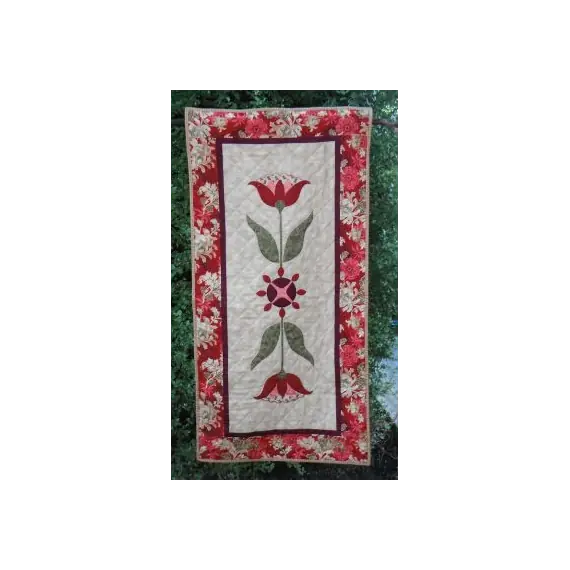Red Lily Table Runner - by Zoe Clifton