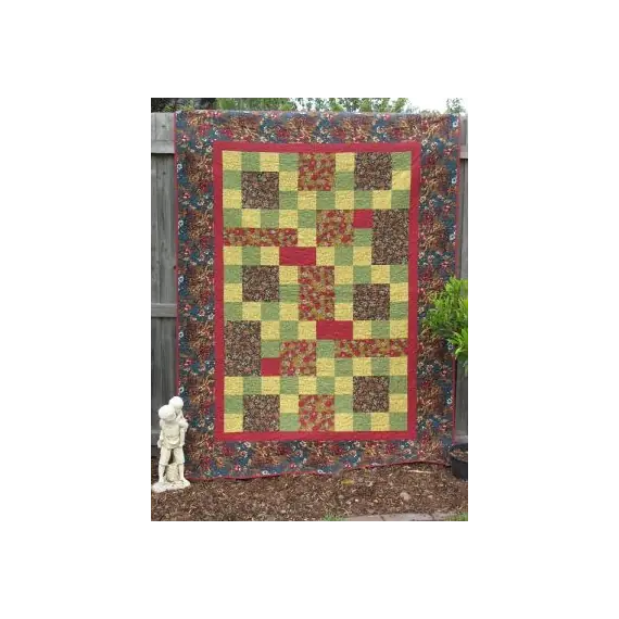 Stepping Around The Cabin Quilt - by Zoe Clifton