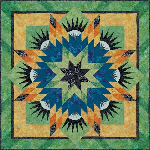 Summer Solstice Quilt Pattern by Judy Niemeyer