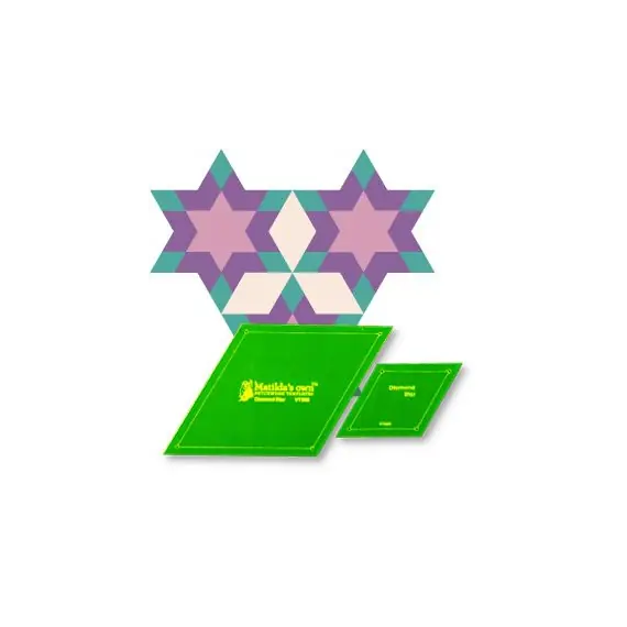 Diamond Star Patchwork Template - Matilda's Own