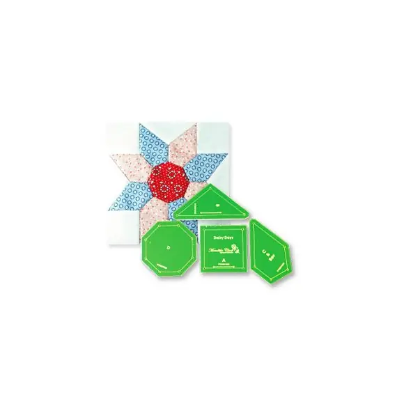 Daisy Days Patchwork Template - Meredithe Clarke Signature Collection