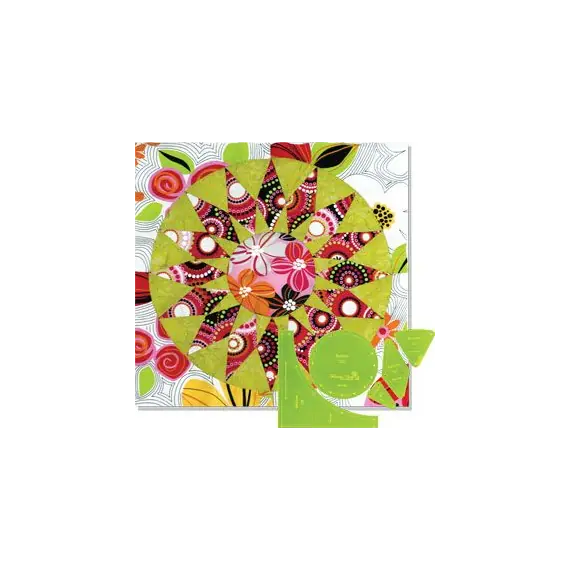 Sunburst 12" Patchwork Template - Meredithe Clark Signature Collection