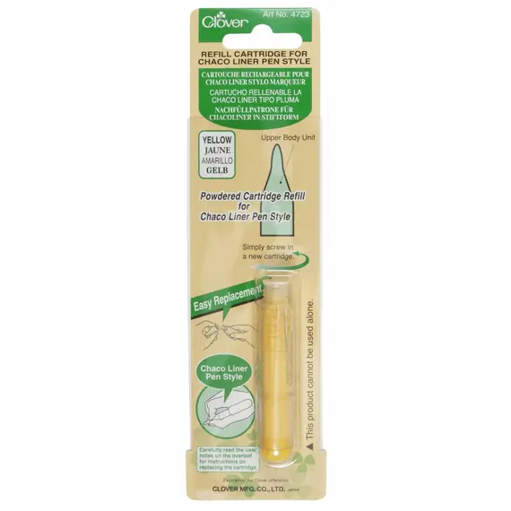 Chaco Liner Pen YELLOW REFILL ONLY by Clover SEE VIDEO