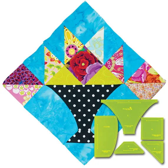 Ice Cream Sunday Patchwork Template - Meredithe Clark Signature Collection