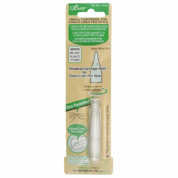 Chaco Liner Pen WHITE REFILL ONLY by Clover SEE VIDEO