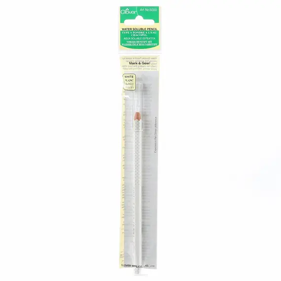 Water Soluble Pencil WHITE by Clover