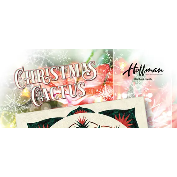 Christmas Cactus Quilt Pattern by Judy Niemeyer