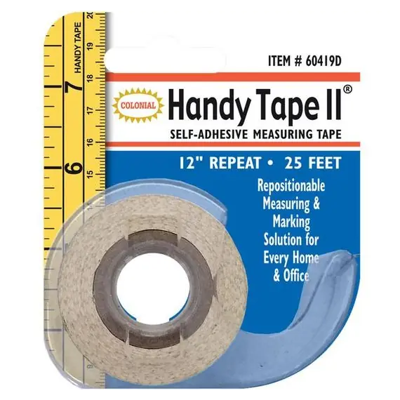 Handy Tape II Self Adhesive Measuring Tape by Colonial