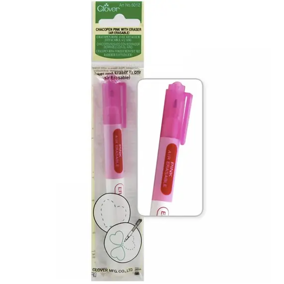 Chacopen Pink Air Erasable Plus Eraser by Clover