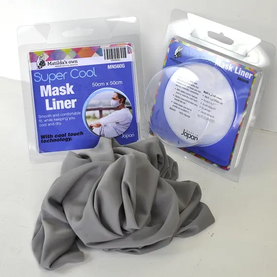 Super Cool Mask Liner (Grey) by Matilda's Own