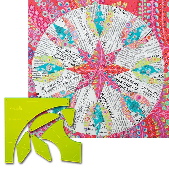 Timeless Tulip Patchwork Template - Meredithe Clark Signature Collection