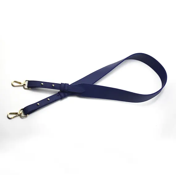 Genuine Leather Adjustable Bag Handles 100 to 112 cms Royal Blue