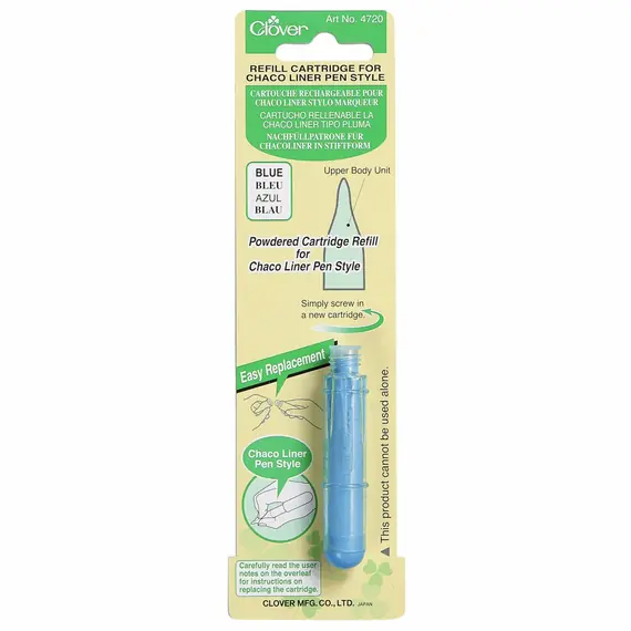 Chaco Liner Pen BLUE REFILL ONLY by Clover SEE VIDEO