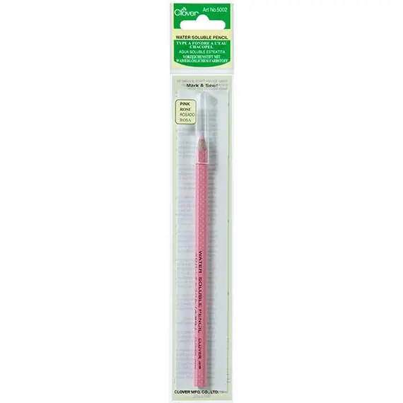 Water Soluble Pencil PINK by Clover