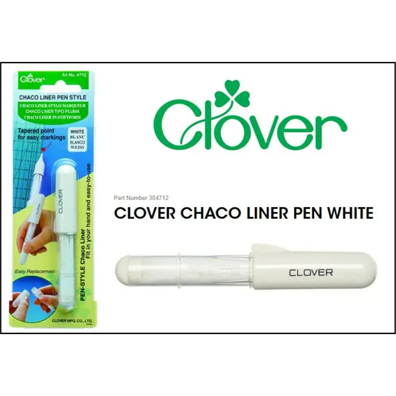 Chaco Liner Pen White by Clover SEE VIDEO