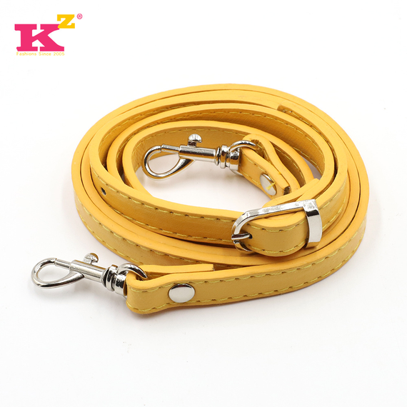 Leather Bag Handle Single Strap with Buckle and Clips 100 to 120 cms Multiple Colours Available