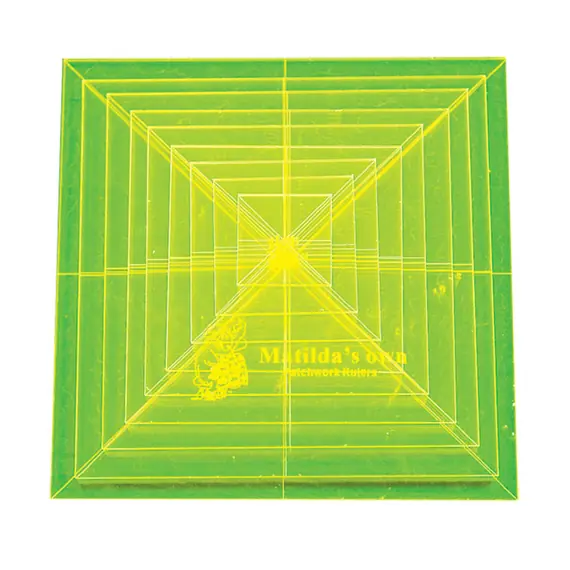 Matildas Own Large Square Set 11 Patchwork Template Set 3.00in to 4.25in