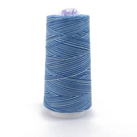 Blueberry Cobbler Swirls Maxi-lock 3000yd Polyester Serger Overlocker Thread