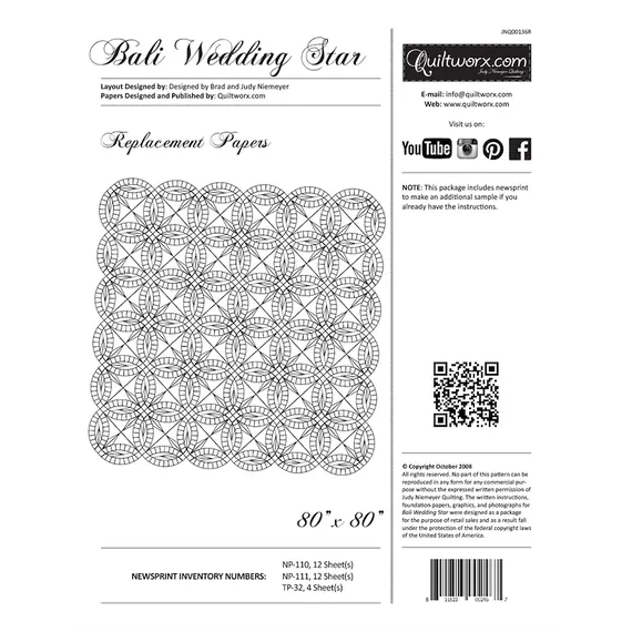 Bali Wedding Star Extra Foundation Papers by Judy Niemeyer