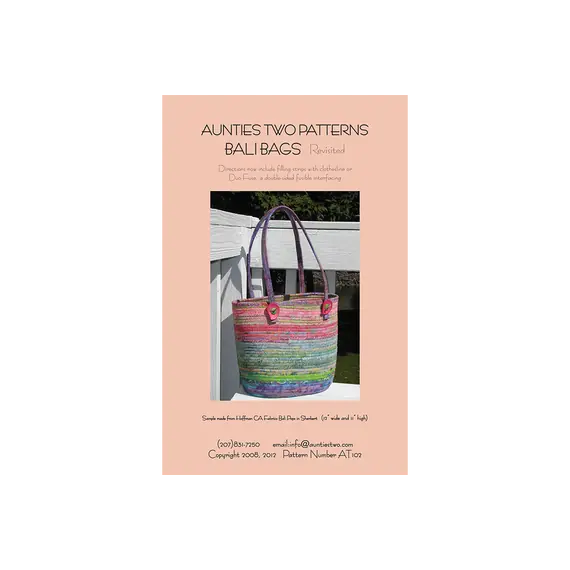 Bali Bag Pattern by Aunties Two