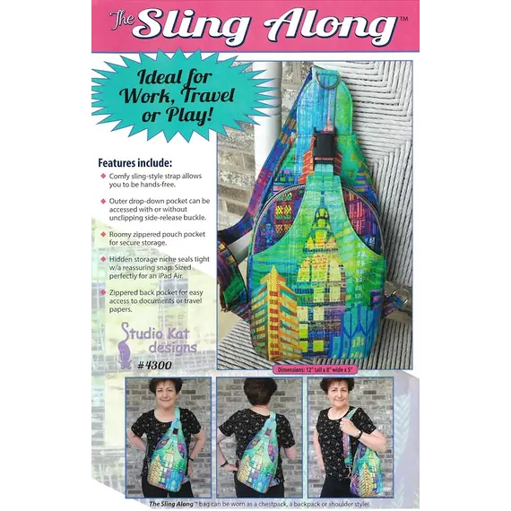 Sling Along Bag Pattern by Studio Kat Designs