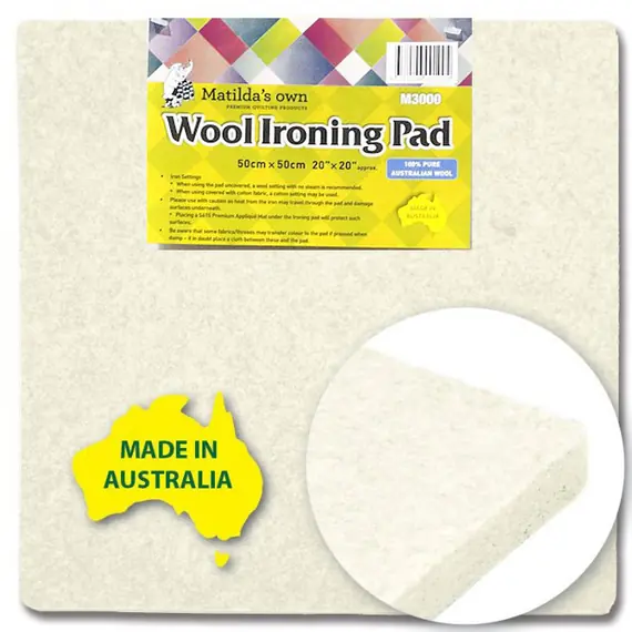 Wool Ironing Pad Matilda's Own 20" x 20" (50 cm x 50 cm)