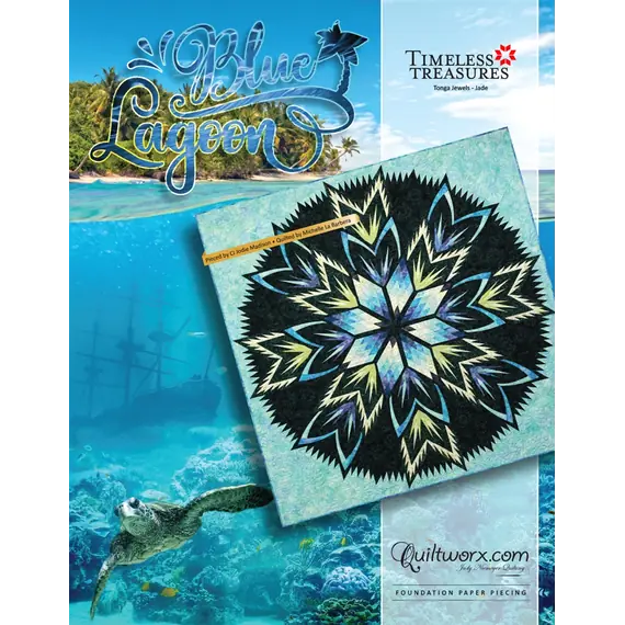 Blue Lagoon Quilt Pattern by Judy Niemeyer