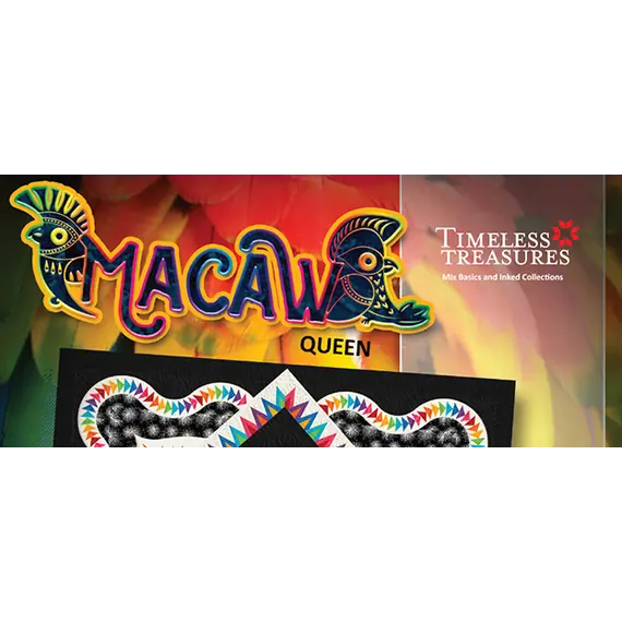 Macaw Queen Pattern by Judy Niemeyer SEE VIDEO