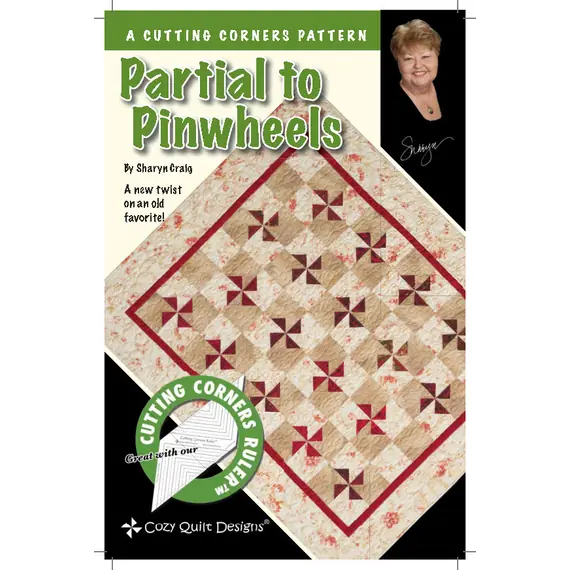 Partial to Pinwheels Pattern by Cozy Quilt Designs