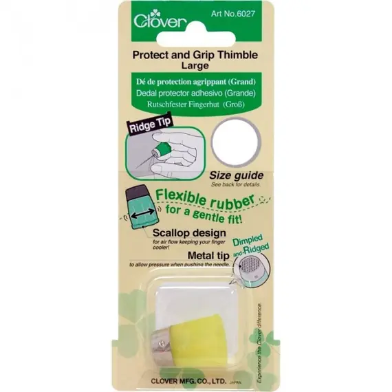 Protect and Grip Thimble Large by Clover - See Video