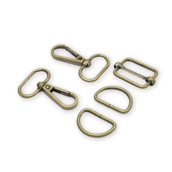 Basic 3 Antique 1 Inch (25mm) Hardware Kit by Sallie Tomato