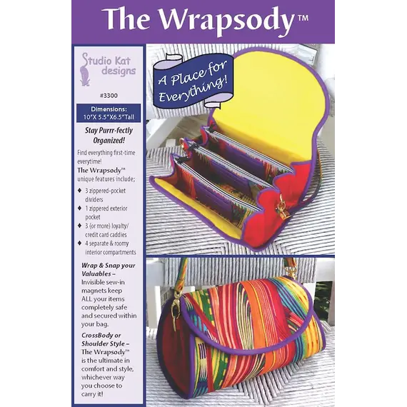 Wrapsody Bag Pattern by Studio Kat Designs