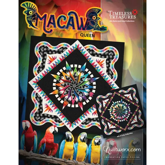Macaw Queen Pattern by Judy Niemeyer SEE VIDEO