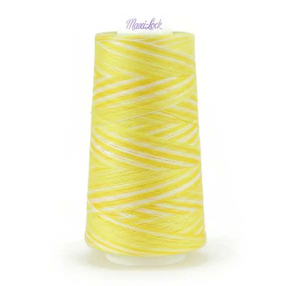 Lemon Swirls Maxi-lock 3000yd Polyester Serger Overlocker Thread
