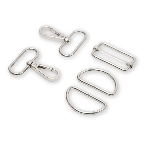 Basic 3 Nickel 1-1/2 Inch (38mm) Hardware Kit by Sallie Tomato