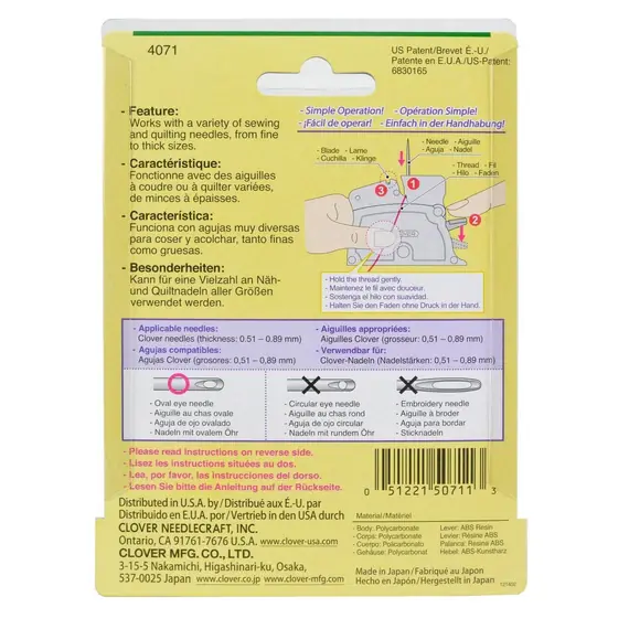 Desk Needle Threader by Clover - See Video