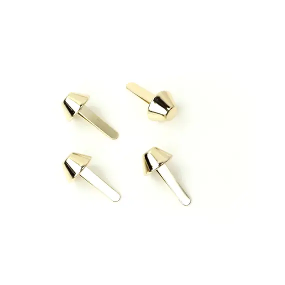 Bucket Bag Feet Gold 1/2 Inch (12mm) x 4 by Sallie Tomato