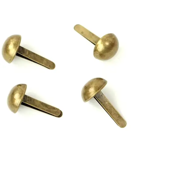 Dome Bag Feet Antique 1/2 Inch (12mm) x 4 by Sallie Tomato