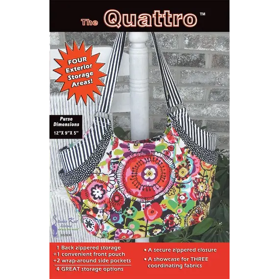 Quattro Bag Pattern by Studio Kat Designs
