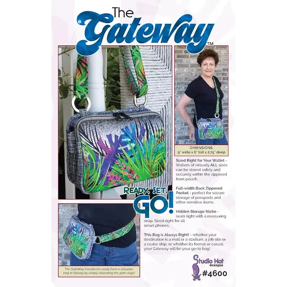 Gateway Bag Pattern by Studio Kat Designs