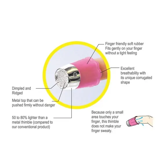 Protect and Grip Thimbles assorted sizes by Clover