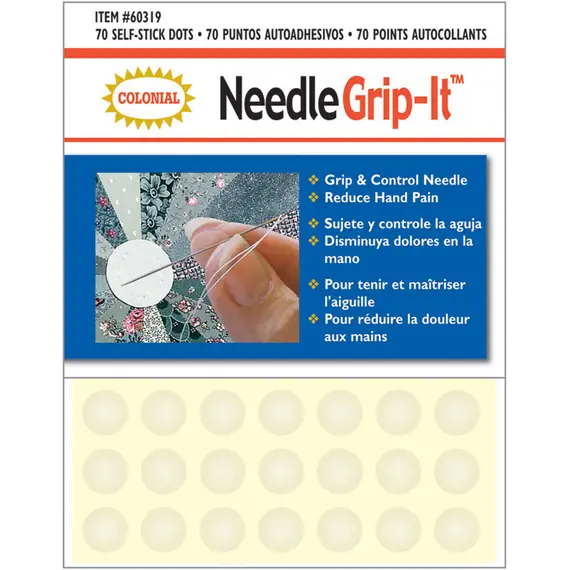 Grip-It Flexible Self-Adhesive Dots x 70 by Colonial Needle Co