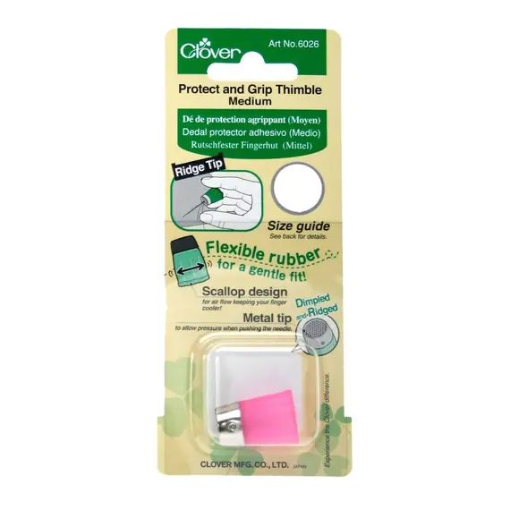 Protect and Grip Thimble Medium by Clover - See Video
