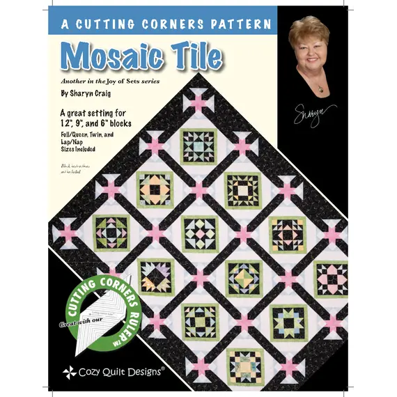 Mosiac Tile Pattern by Cozy Quilt Designs