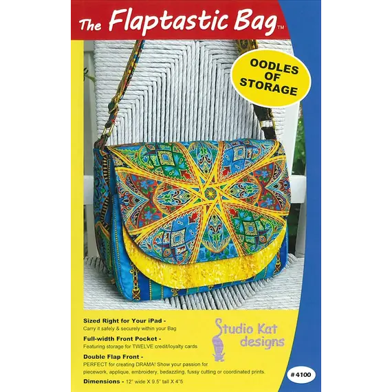 Flaptastic Bag Pattern by Studio Kat Designs