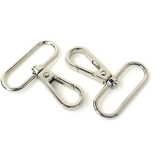 Swivel Hook 1 1/2 Inch 38mm Nickel x 2 by Sallie Tomato