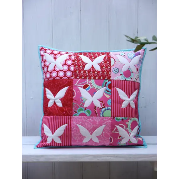 Sweet Mariposa Cushion Pattern by Claire Turpin 2 designs Included