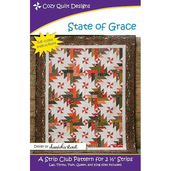 State Of Grace Pattern by Cozy Quilt Designs - Image of Pattern Cover